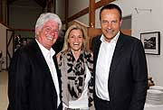 Thomas Stein mit Audi-Statthalter Martin Lohmann und Frau Nadine